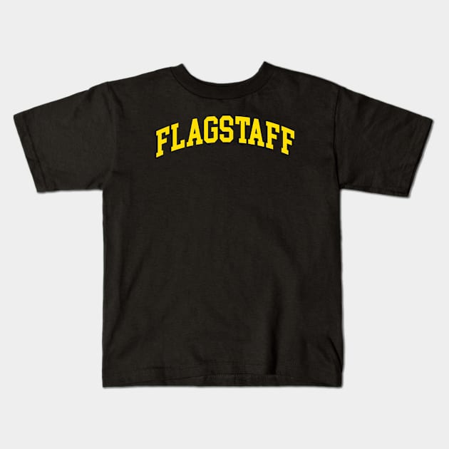 Flagstaff Kids T-Shirt by monkeyflip